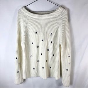 SOLD:Love Tree Knit Sweater Cream